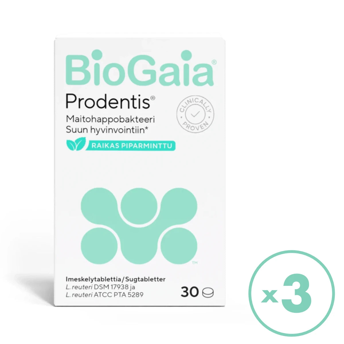 BIOGAIA Prodentis imeskelytabletti 3x30 kpl