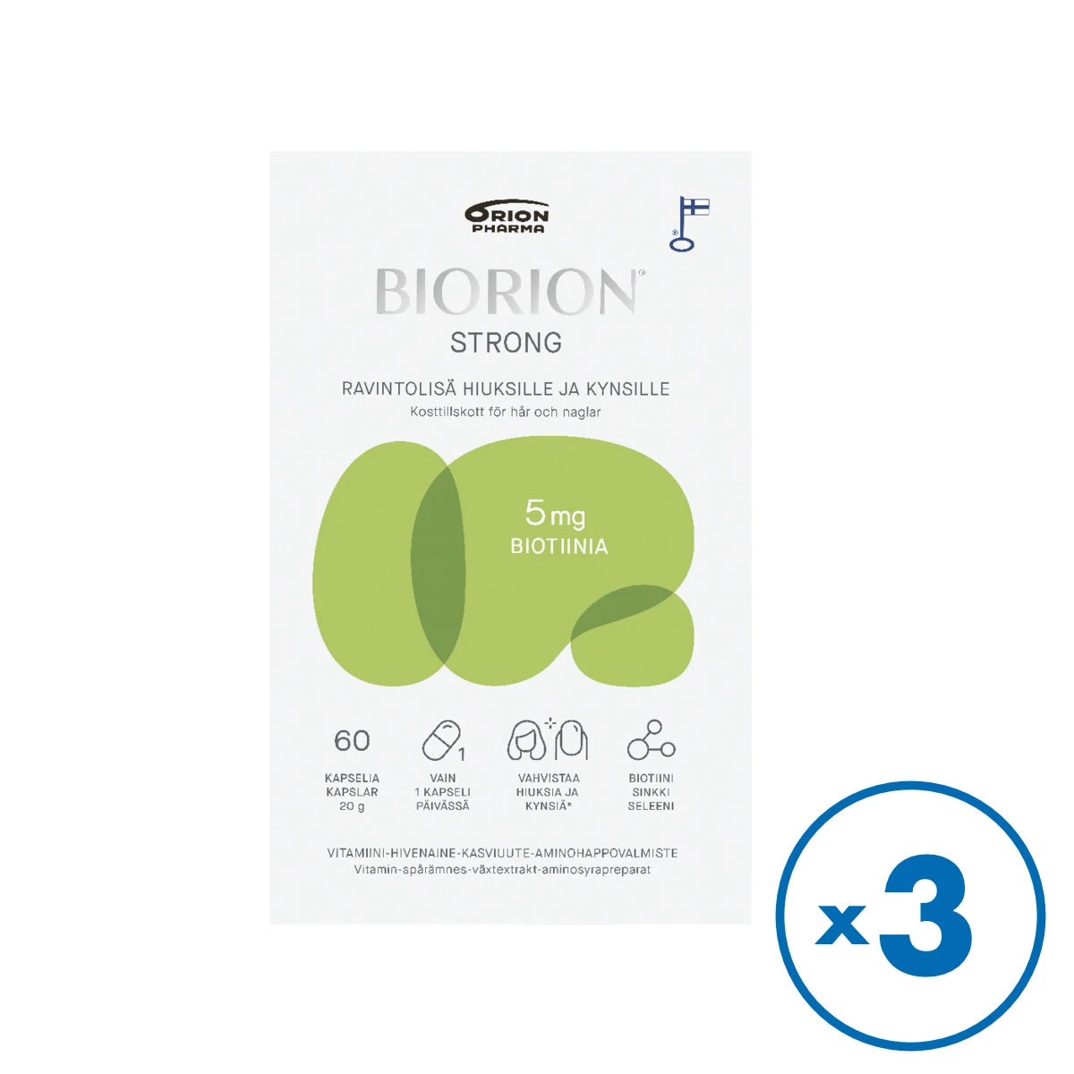 Biorion Strong 5 mg 3x60 kaps