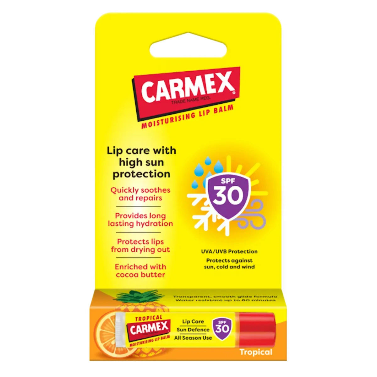 CARMEX Tropical huulivoide puikko SPF30 4,25 g