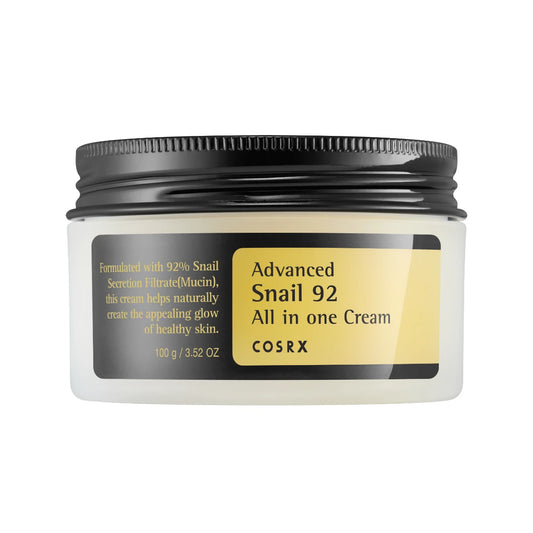 COSRX Advanced Snail 92 All In One Cream – Monitehoinen kosteusvoide ihon uudistamiseen
