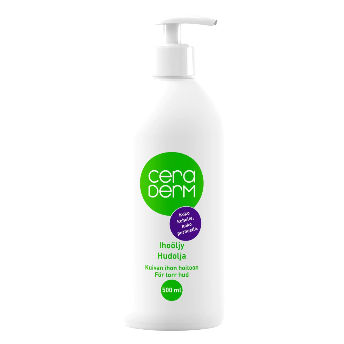 CERADERM Ihoöljy 500 ml