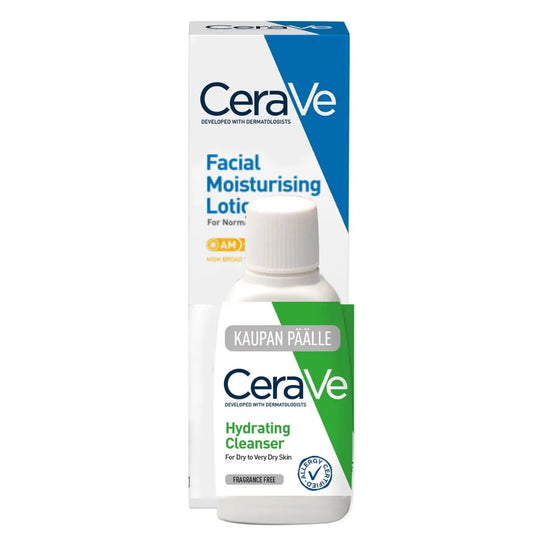 CERAVE Facial Moisturing Lotion SPF50 52 ml + Hydrating Cleanser 20 ml