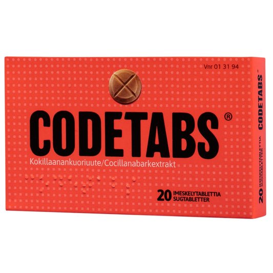 CODETABS imeskelytabletti 20 kpl