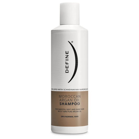Define Moroccan Argan Oil Shampoo kuiville hiuksille 250 ml – kosteuttava shampoo