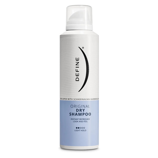 Define Original Dry Shampoo 200 ml – rasvaisuutta hiuksista poistava kuivashampoo