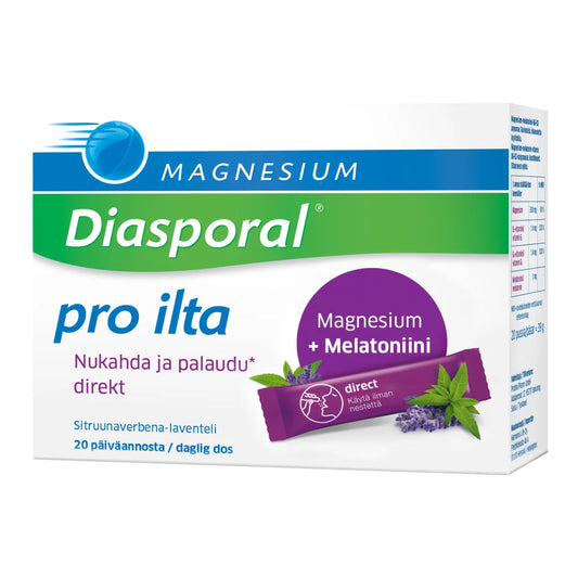 Diasporal magnesium pro ilta Direkt 20 kpl