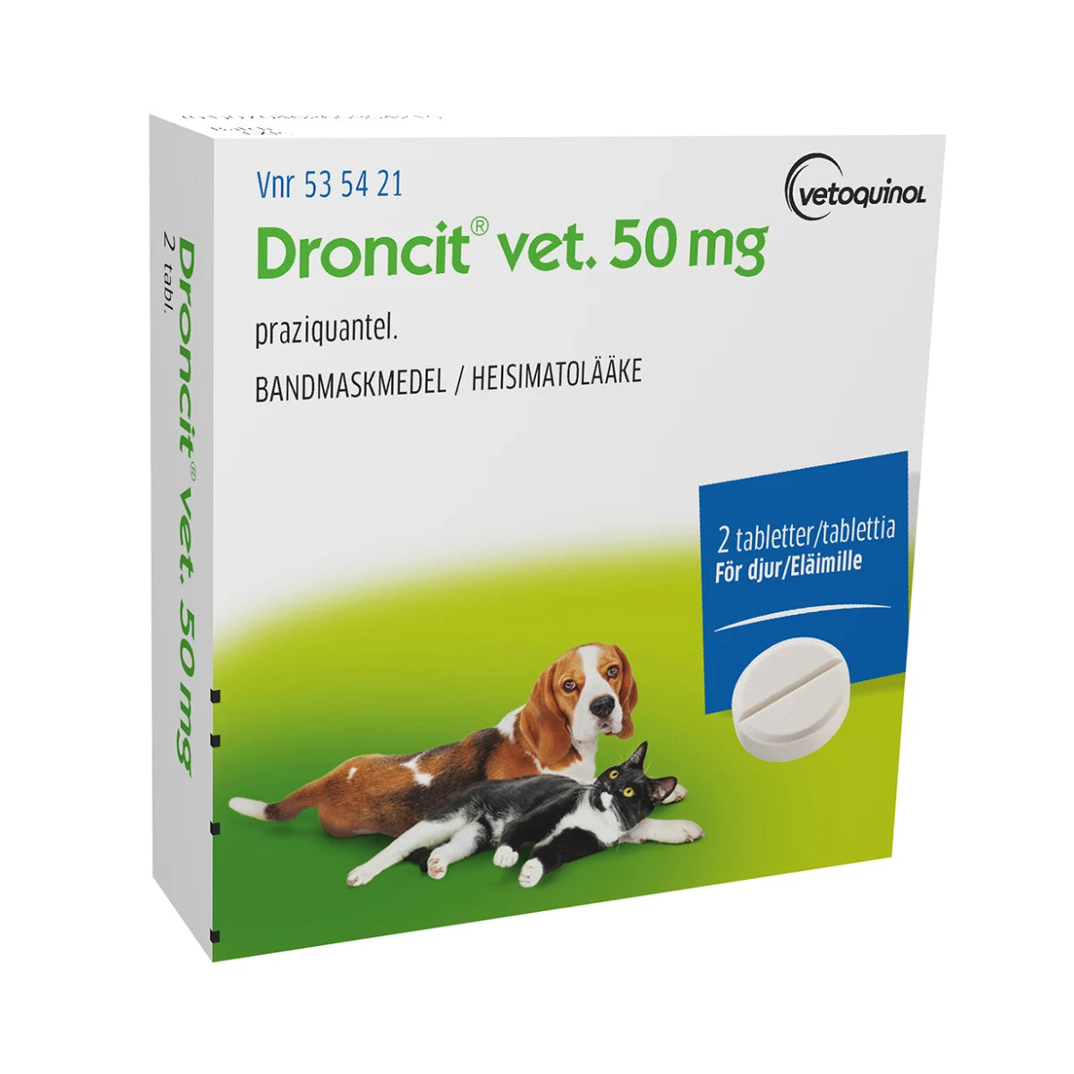 DRONCIT VET 50 mg 2 tabl