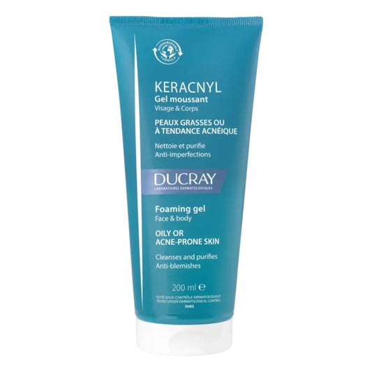 DUCRAY Keracnyl Foaming Gel puhdistusgeeli tuubi 200 ml
