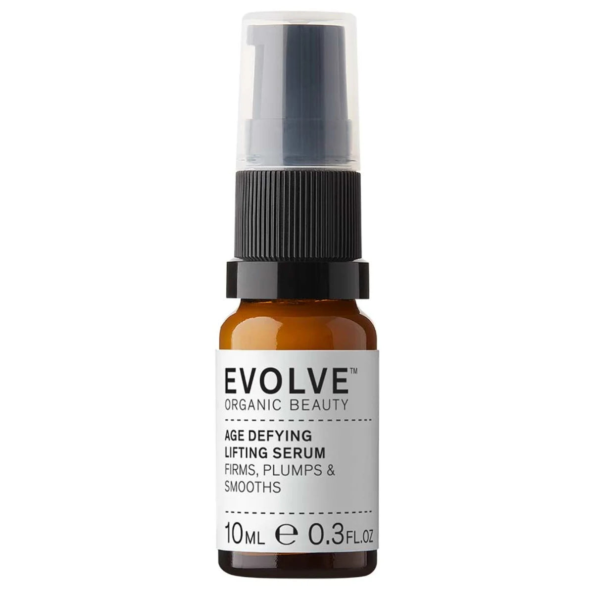 Evolve Organic Beauty Age Defying Lifting Serum 10 ml – kiinteyttävä anti-age-seerumi peptideillä matkakoossa