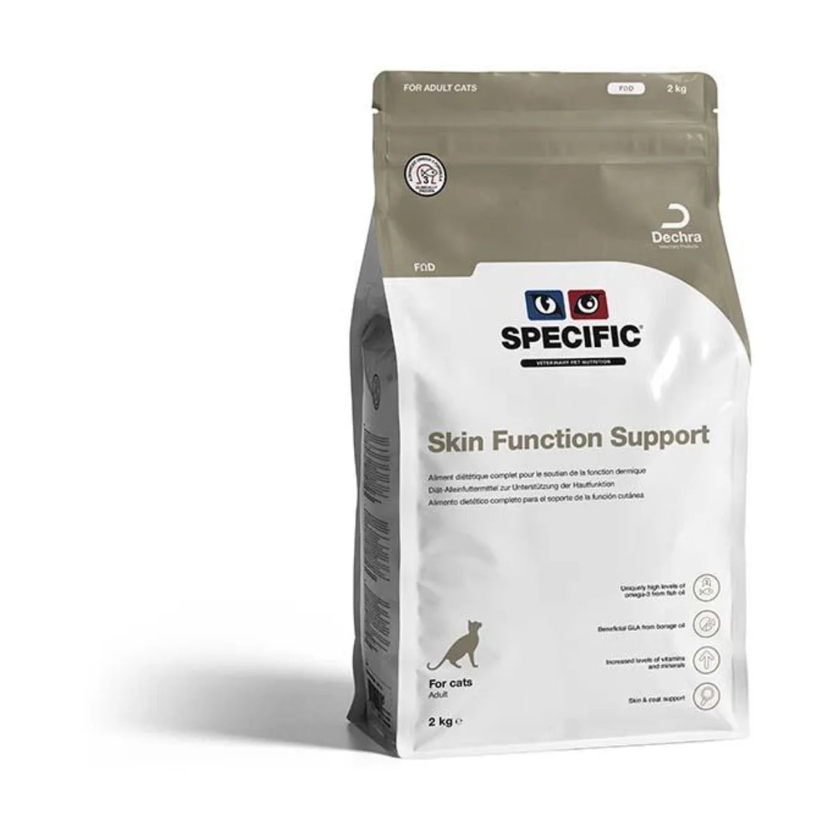 FOD Skin Function Support 2 kg – Täysravinto kissojen ihon ja turkin hyvinvointiin