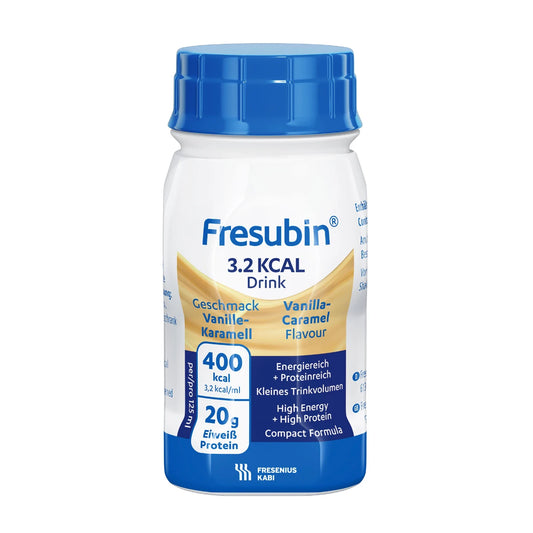 FRESUBIN 3.2 kcal Drink vanilja-karamelli 4x125 ml täydennysravintovalmiste