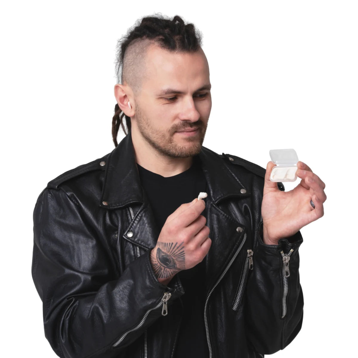 Haspro Universal Pronssi silikonikorvatulpat S/M/L suojakotelo