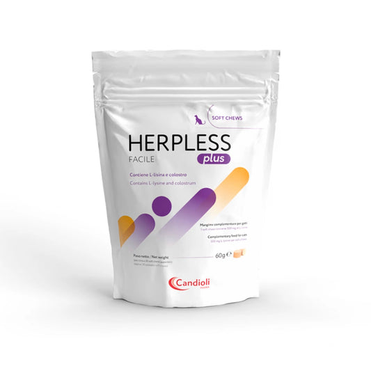HERPLESS Plus Facile täydennysrehuvalmiste kissoille silmien hyvinvointiin 60 g