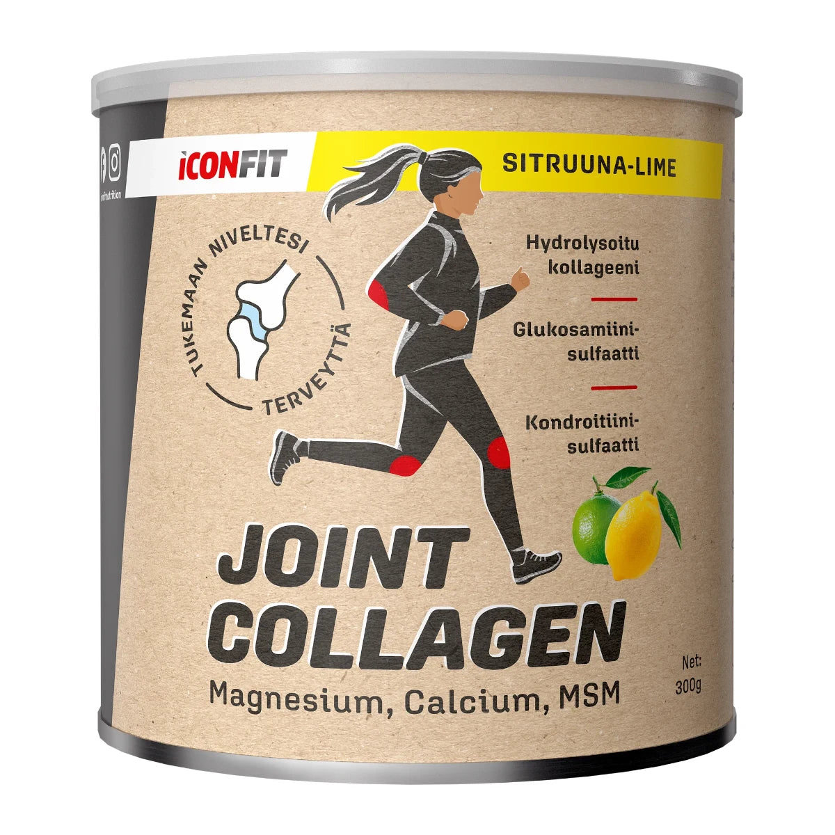 Iconfit Nivelkollageeni sitruuna-lime 300 g