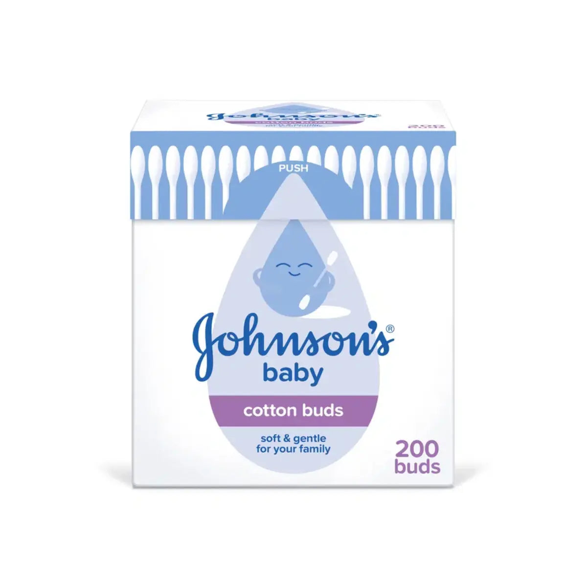 JOHNSONS Cotton Buds vanupuikot 200 kpl