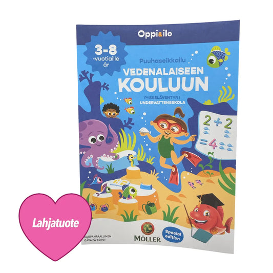 Lahjatuote Möller-tehtäväkirja Oppi & Ilo (max. 1 kpl/tilaus)