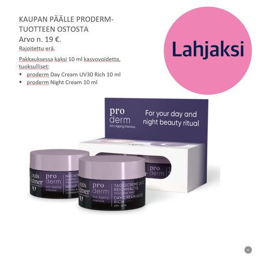 Lahjatuote Widmer kasvovoiteet mini 2 kpl