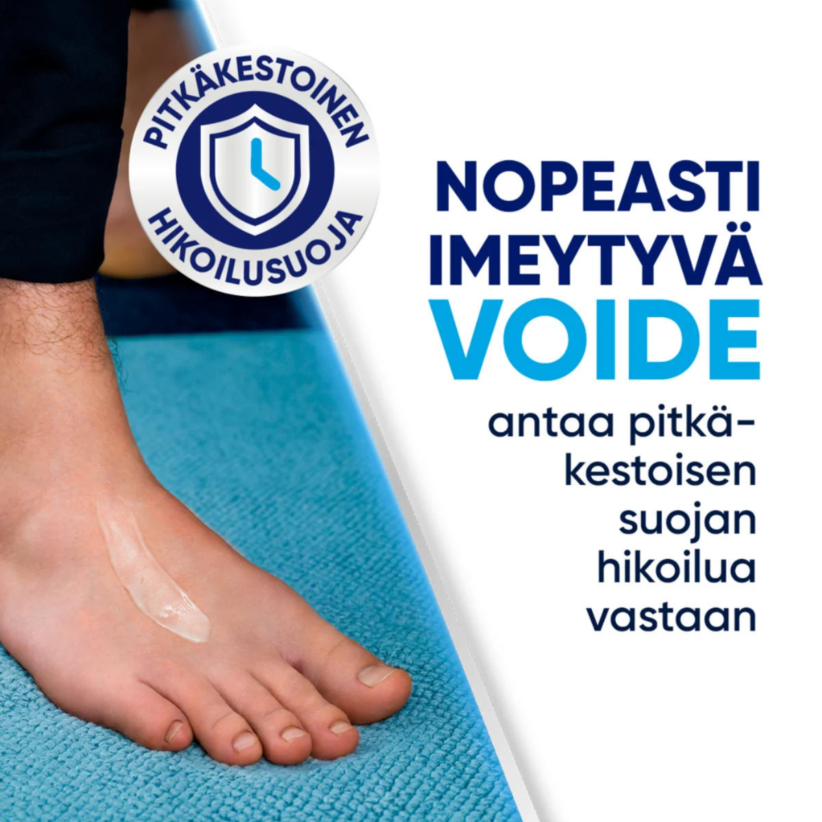 Lamicare Anti-Sweat & Anti-Odor jalkavoide on nopeasti imeytyvä voide