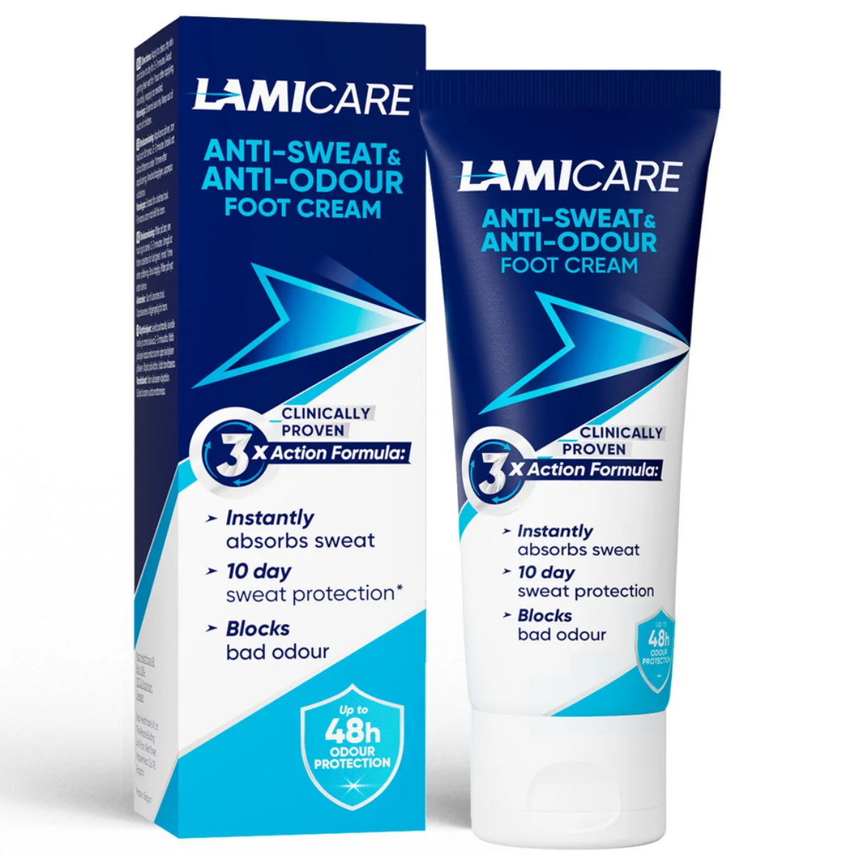 Lamicare Anti-Sweat & Anti-Odor jalkavoide jalkojen hikoiluun