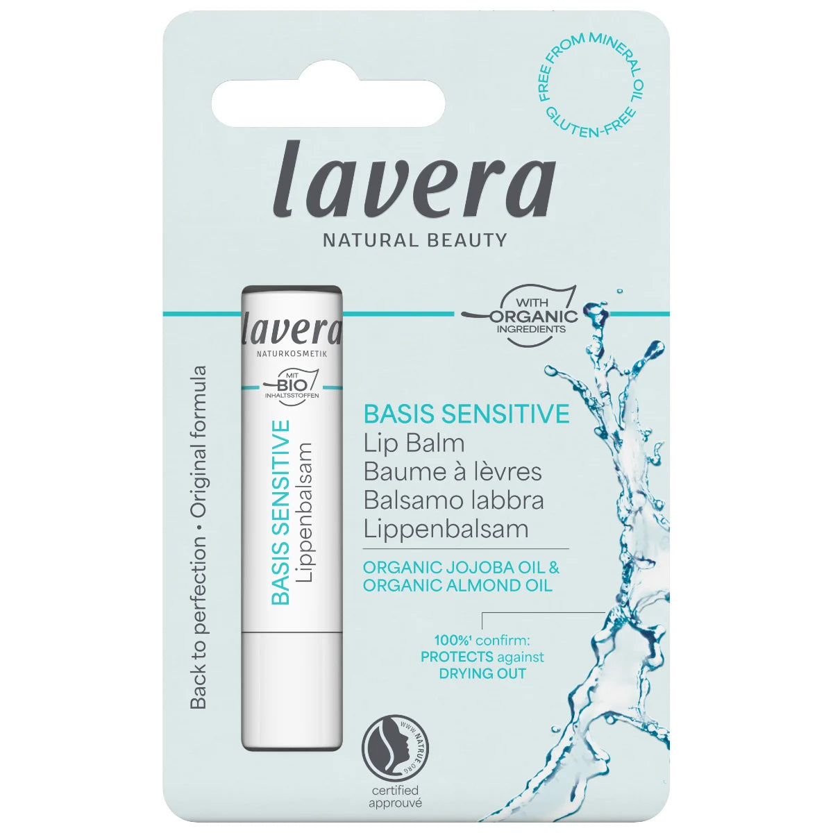 Lavera Basis Sensitiv huulivoide 4,5 g
