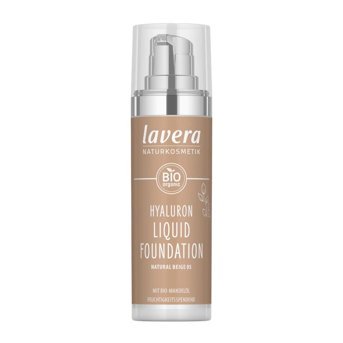 Lavera Hyaluron Liquid Foundation Natural Beige 05 30 ml