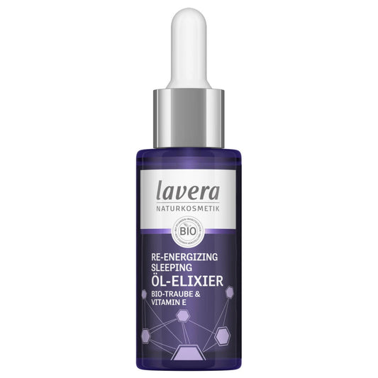 Lavera Re-Energizing Sleeping Oil Elixir öljyeliksiiri 30 ml (HUOM! Päiväys 30.11.2026)