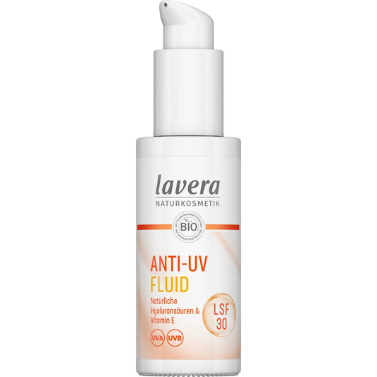 Lavera UV-suojaemulsio SPF 30 30 ml – kevyt mineraaliaurinkosuoja kasvoille