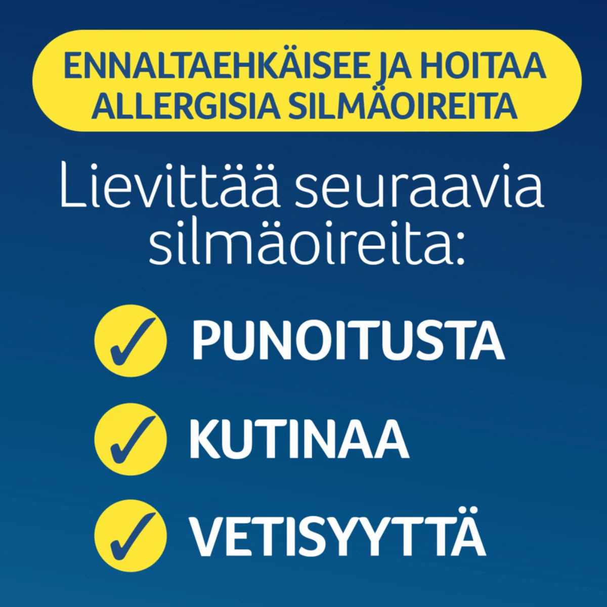 LOMUDAL 20 mg/ml silmätipat, liuos ennaltaehkäisee ja hoitaa allergisia silmäoireita
