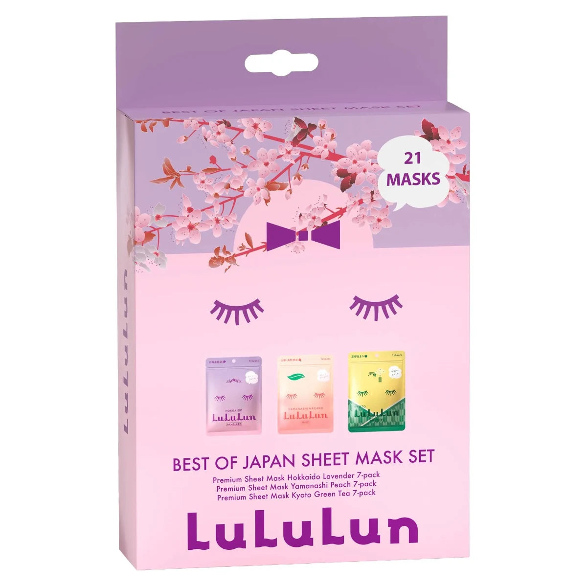 LuLuLun Best of Japan Sheet Mask Set 21 kpl