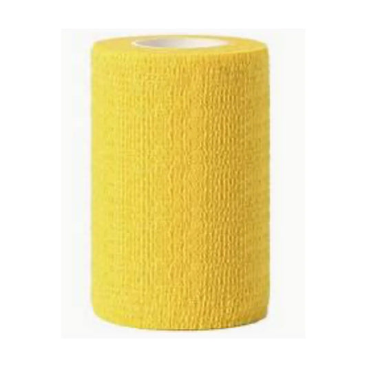 Lumocare itsekiinnittyvä tukiside 7,5 cm x 4,5 m keltainen 1 kpl