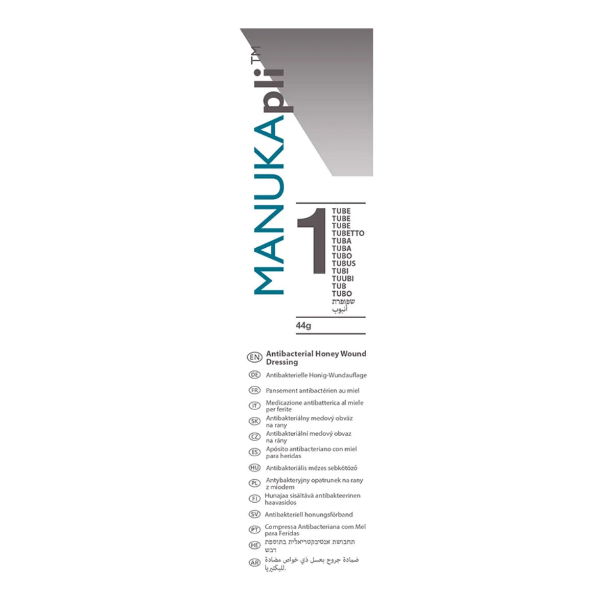 MANUKApli-tuubihunaja 44 g –&nbsp;haavageeli 100% manukahunajaa