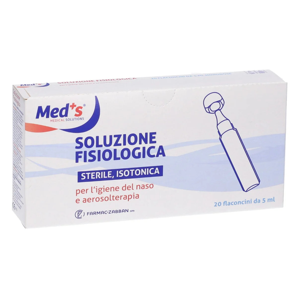 MEDS Fysiologinen suolaliuos NaCL 0,9 % 20 x 5 ml