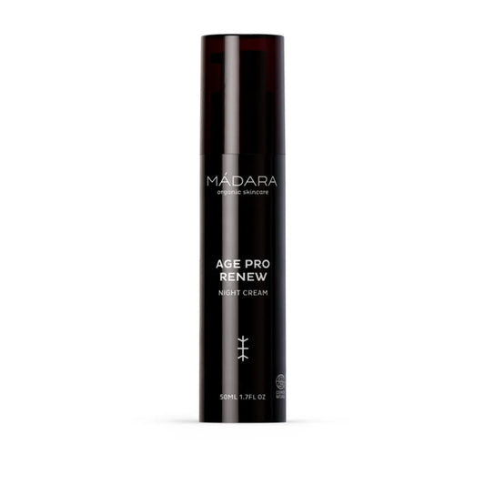 Mádara Age Pro Renew Yövoide 50 ml – Elvyttävää hoitoa ikääntyvälle iholle