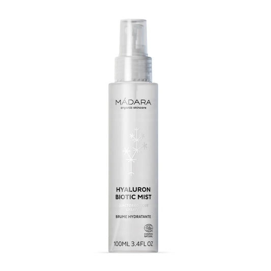 MÁDARA Hyaluron Biotic Mist 100 ml – kosteuttava kasvovesisuihke mikrobiomin tueksi