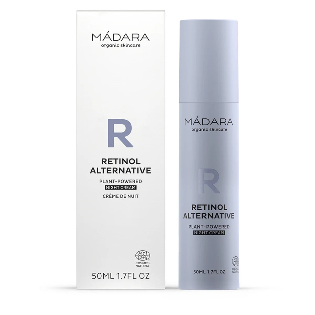 MÁDARA Retinol Alternative Plant-Powered yövoide 50 ml – uudistava yövoide kasvipohjaisella retinolivaihtoehdolla