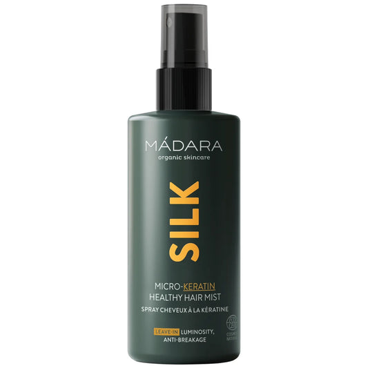Madara Silk Micro-keratin keratiinisuihke hiuksille 90 ml hiuksiin jätetettävä