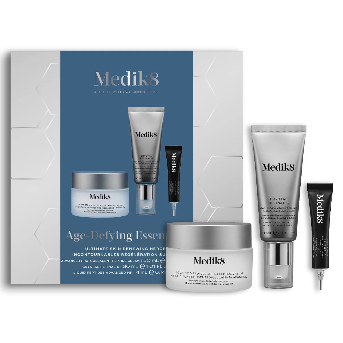 Medik8 Age Defying Essentials lahjapakkaus