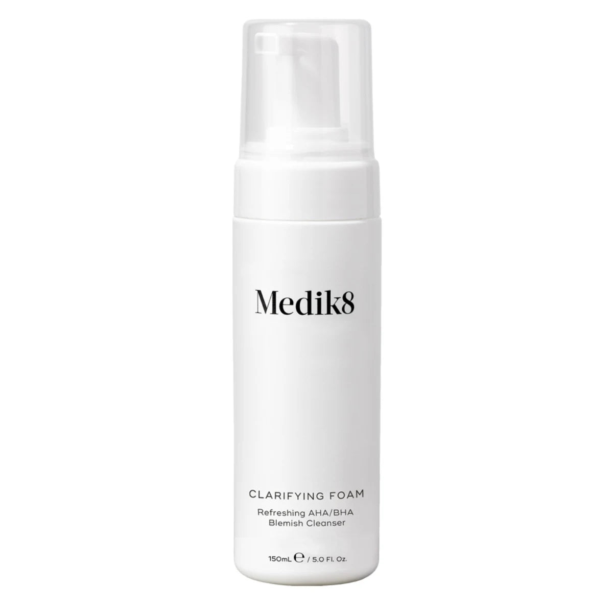Medik8 Clarifying Foam 150 ml – Kevyesti kuoriva AHA/BHA-puhdistusvaahto epäpuhtaalle iholle