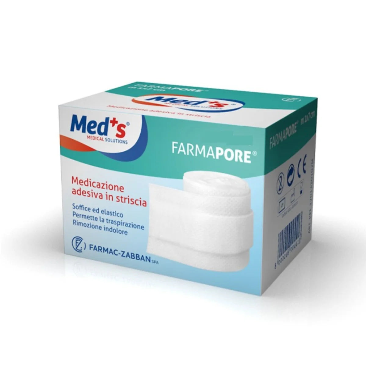 MEDS Farmapore itsekiinnittyvä pikasidos 10 cm x 1 m rulla 1 kpl