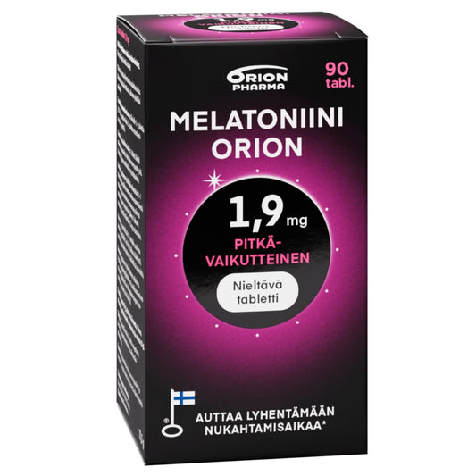 MELATONIINI Orion 1,9 mg pitkävaikutteinen tabletti 90 kpl