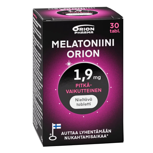 MELATONIINI Orion 1,9 mg pitkävaikutteinen tabletti 30 kpl