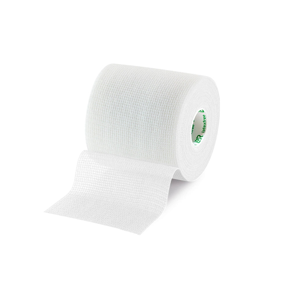 MOLLELAST Haft valkoinen tarttuva side 10 cm x 4 m 1 kpl