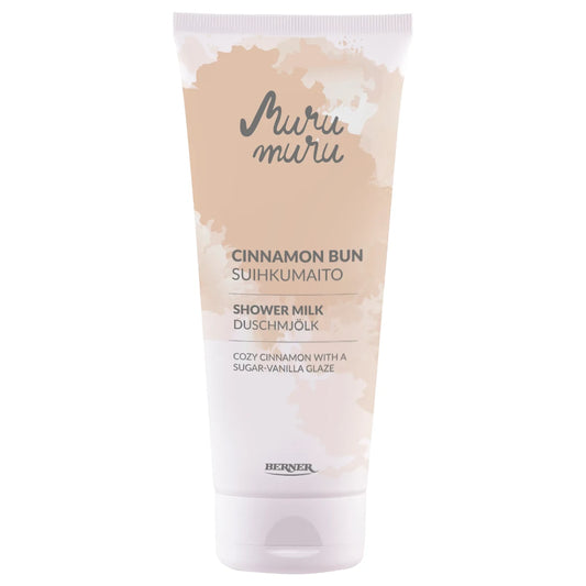 Murumuru Cinnamon Bun Suihkumaito 200 ml – kermainen suihkumaito korvapuustin tuoksulla