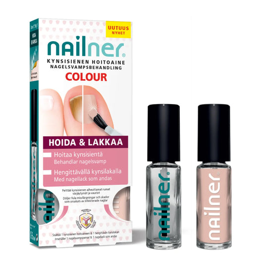 NAILNER Hoida ja lakkaa kynsisienen hoitoon ja ehkäisyyn 2x5 ml