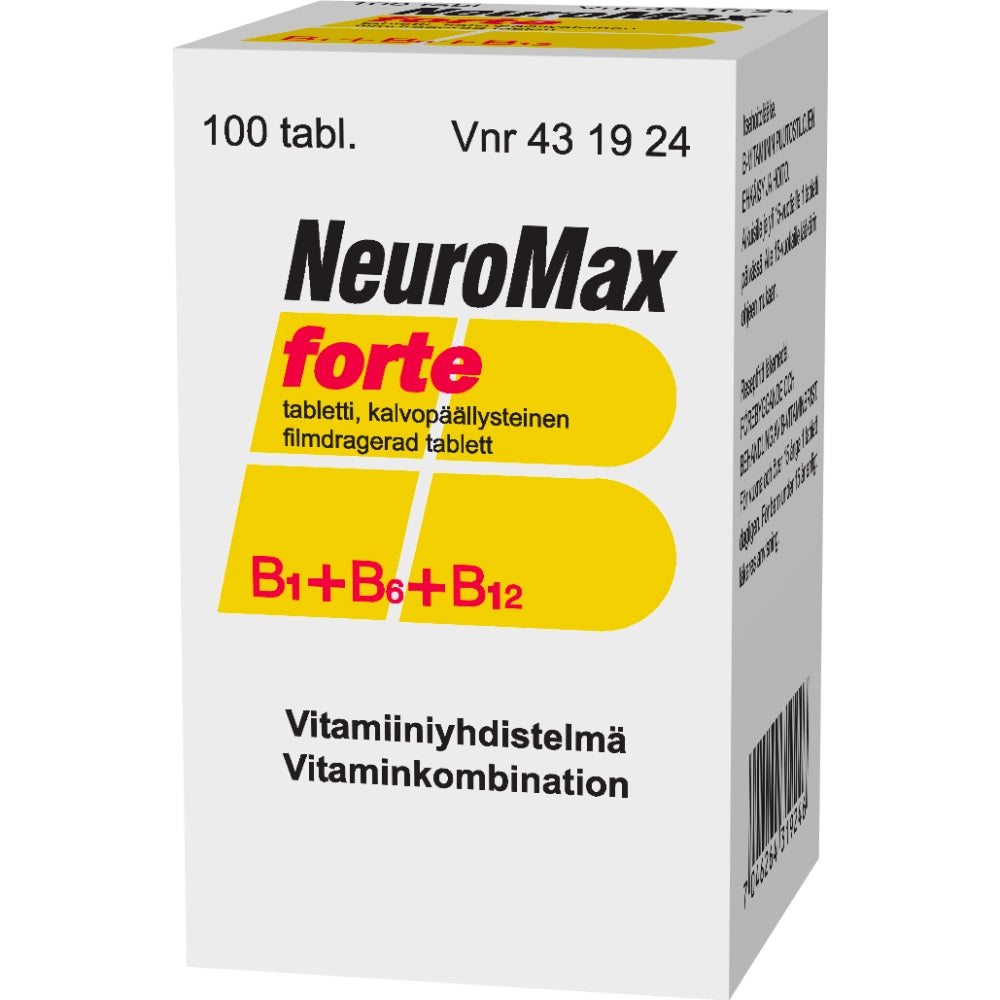 NEUROMAX FORTE tabletti, kalvopäällysteinen 100 tabl