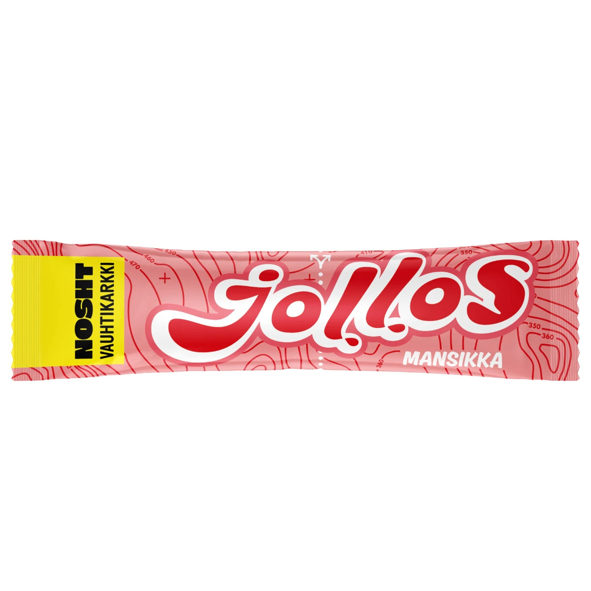 Nosht Jollos Vauhtikarkki Mansikka  52 g – nopea energia &  elektrolyytit matkaan