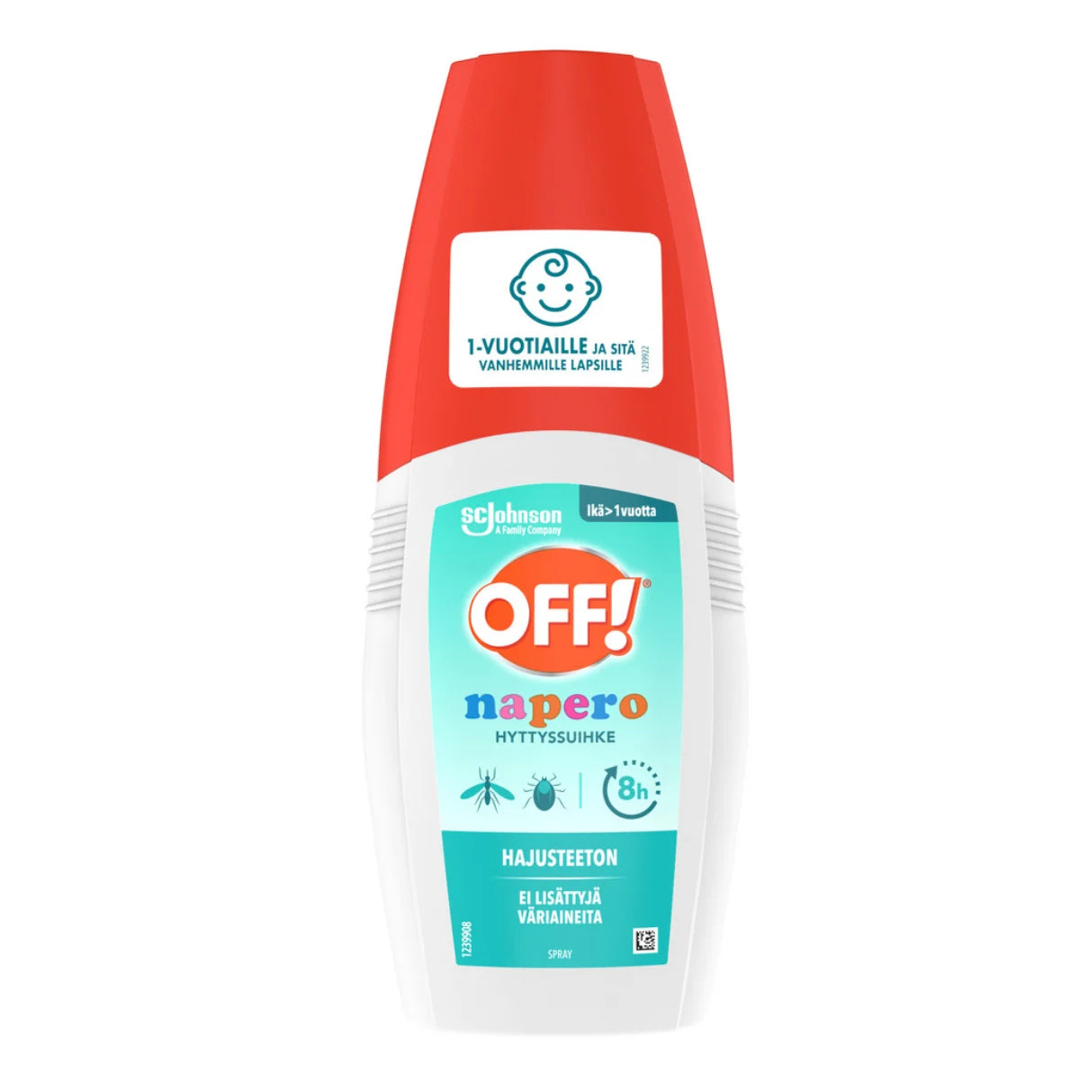 OFF! Napero Hajustamaton Hyttyssuihke 100 ml – yli 1-vuotiaille ja herkälle iholle