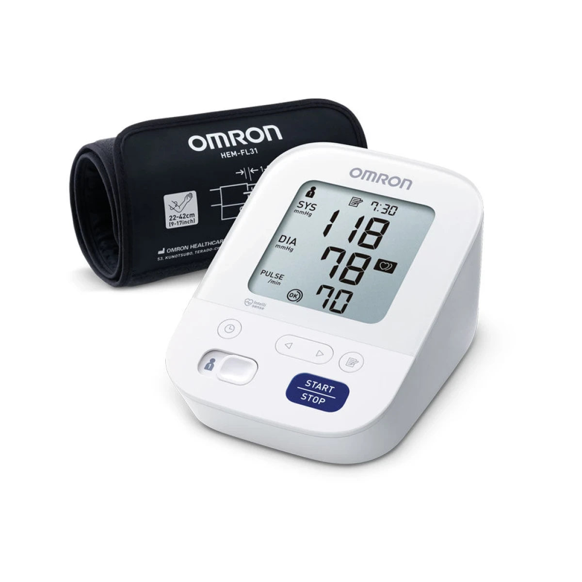OMRON M3 Comfort AFib (HEM-7196-FLE) – Olkavarren verenpainemittari – 5 vuoden takuu
