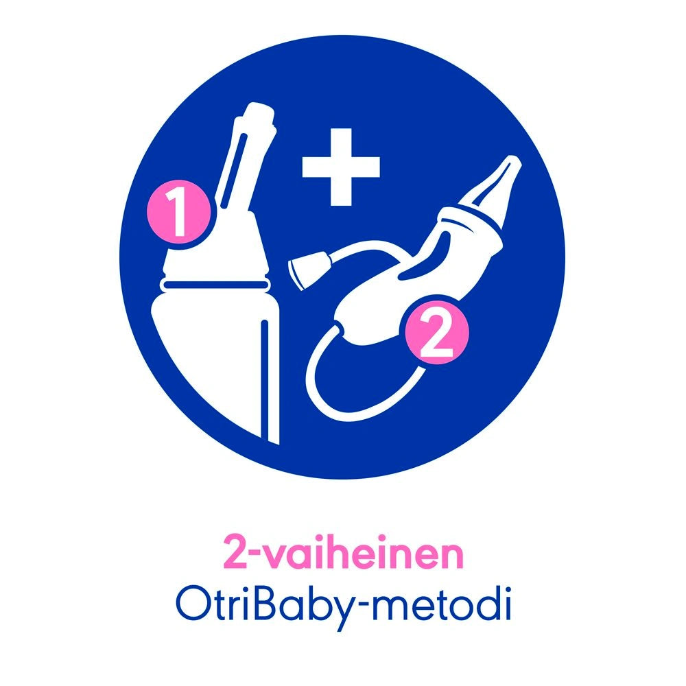 OTRIBABY Niistäjä + 2 suutinta 2-vaiheinen metodi