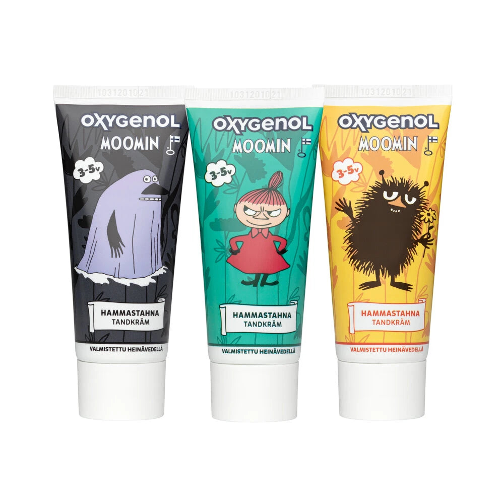 OXYGENOL Muumi 3-5 v lasten hammastahna 50 ml